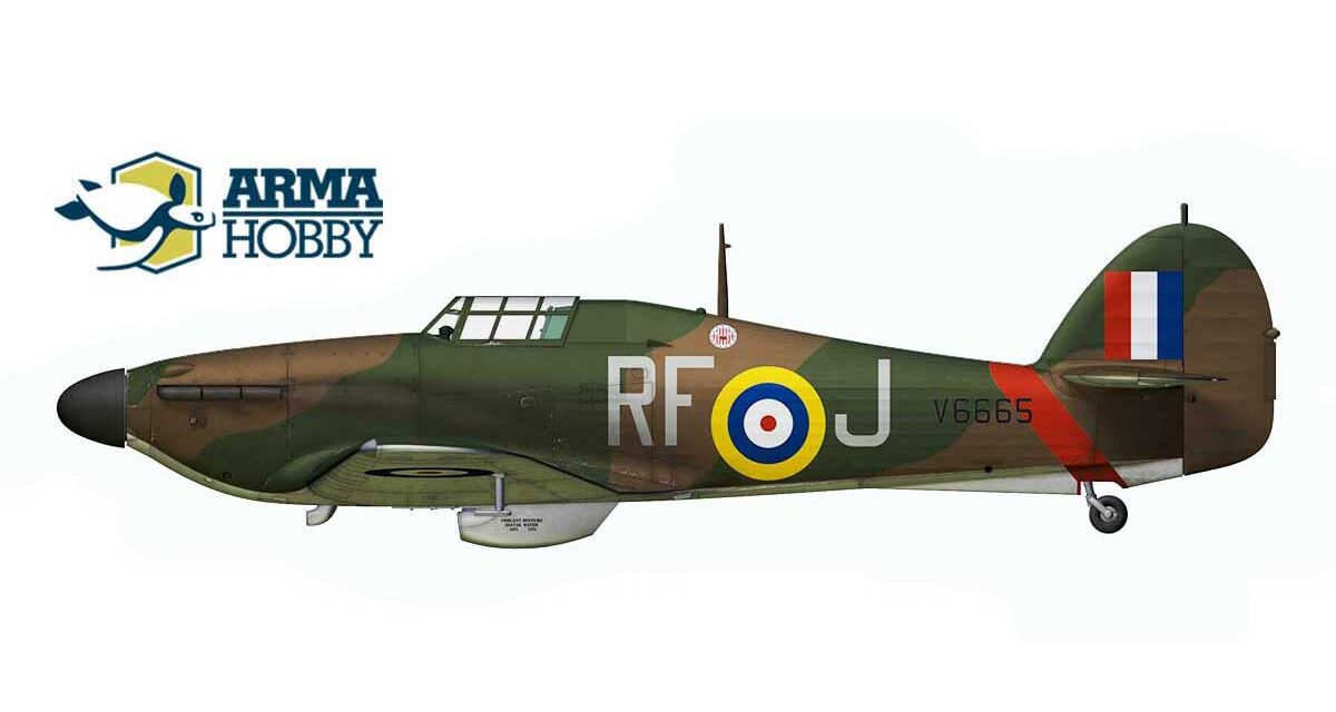 303 Squadron RAF Arma Hobby Model kit 70020 1:72nd scale Hurricane Mk I 