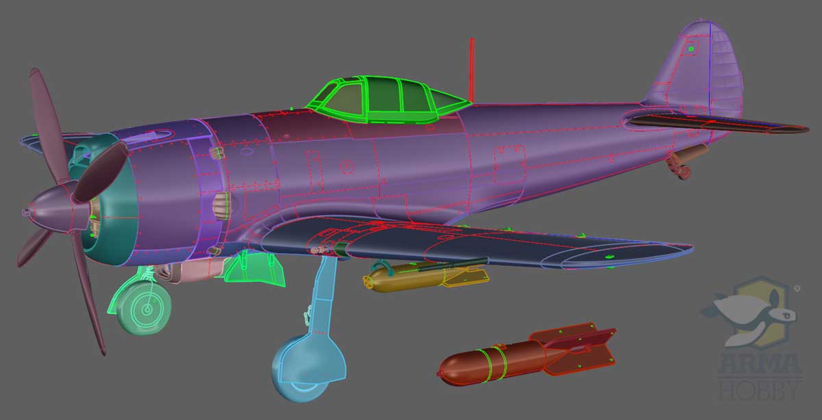 Model Ki-84 – omówienie detali