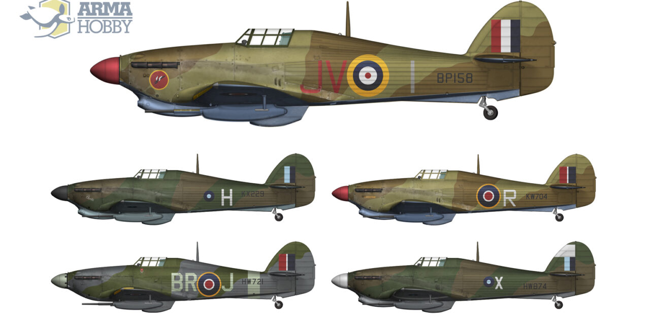 Hurricane Mk.IID – kit camouflage and markings