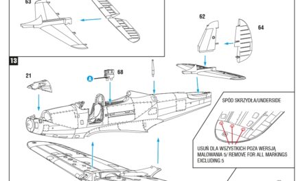 P-39Q Airacobra in 1/72 scale – Model Kit Instructions