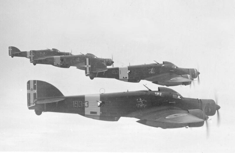 SM.79 over Malta 1940
