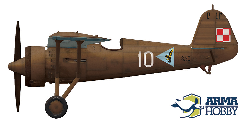 Himek z Eskadry Puchaczy i jego P.11c