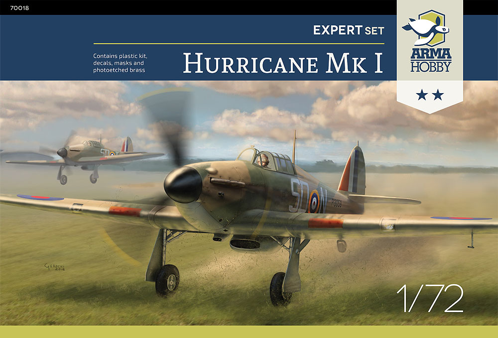 Model do sklejania Hurricane Mk I 1/72