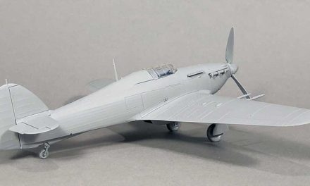 Hurricane IIc – model built from test shots