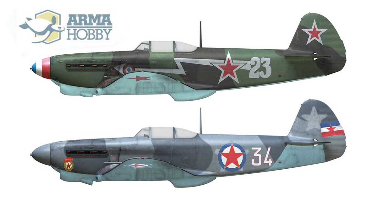 Yak-1b in the Allied air forces – camouflage and markings