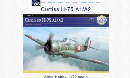 Curtiss H-75 A1/A2 – recenzja Hyper Scale – Brett Green