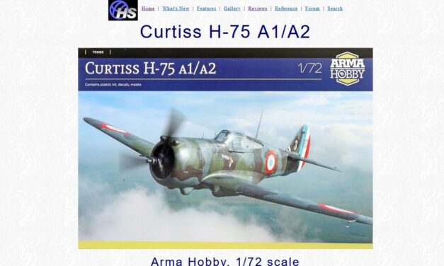Curtiss H-75 A1/A2 – recenzja Hyper Scale – Brett Green