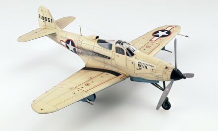 Airacobra w skali 1/48 w koralowym mundurze