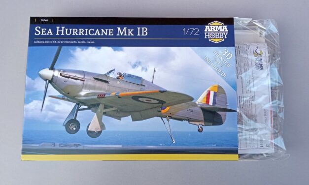 Sea Hurricane Mk.IB – zawartość pudełka
