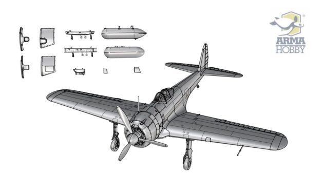 Ki-43 Hayabusa 1/72 – warianty modelu