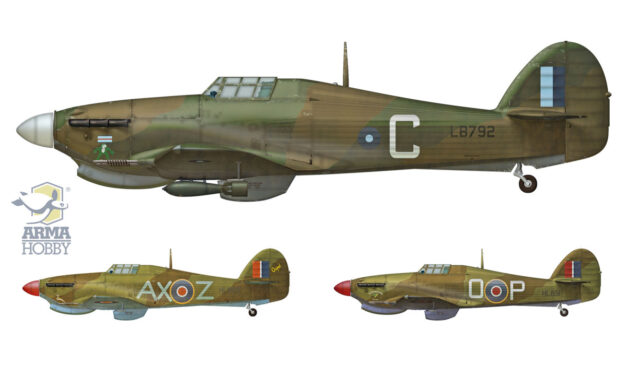 Hurricane Mk IIc trop – markings variants