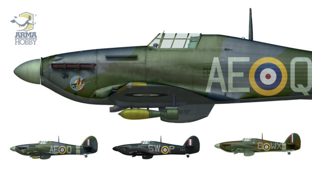 New 1/48 Hurricane IIB – three camouflages