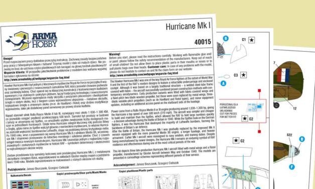 Hurricane Mk I 1/48 – zobacz instrukcję modelu!