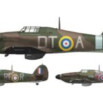 Trzy Hurricane’y z premierowego pudełka 1/48… a malowania są cztery!