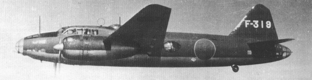 Bombowiec Mitsubishi G4M1 Betty z 4 Kokutai latem 1942 roku