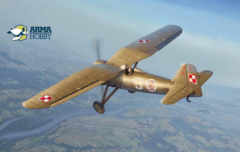 Official  PZL P.7a model kit 1/72 scale announced