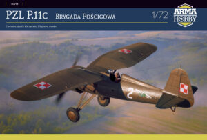 Arma Hobby 70018 PZL P.11c Pursuit Brigade 1/72 model kit