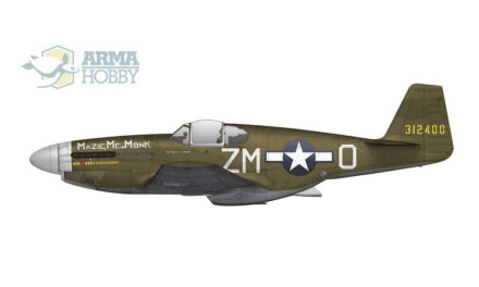 „MAZIE, ME and MONK” – Rozpoznawczy Mustang P-51B-2-NA, 43-12400
