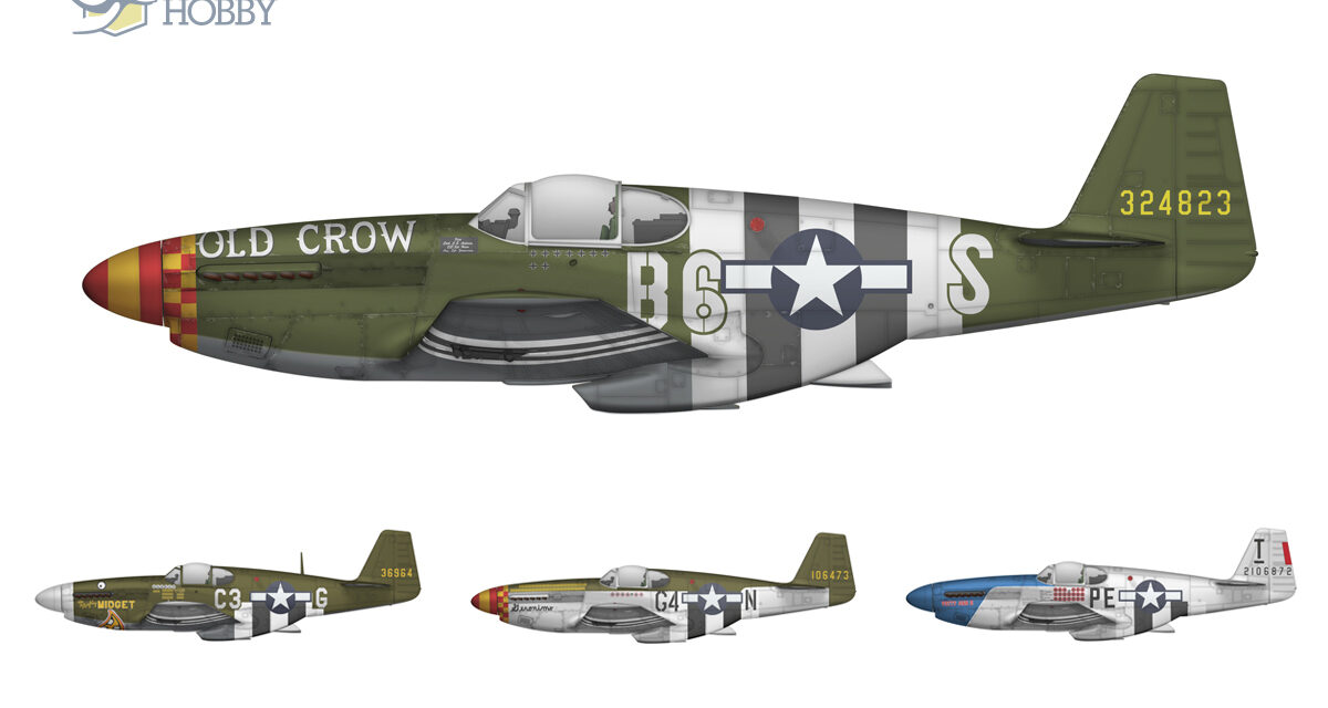 70041 P-51B Mustang – Malowania z Zestawu