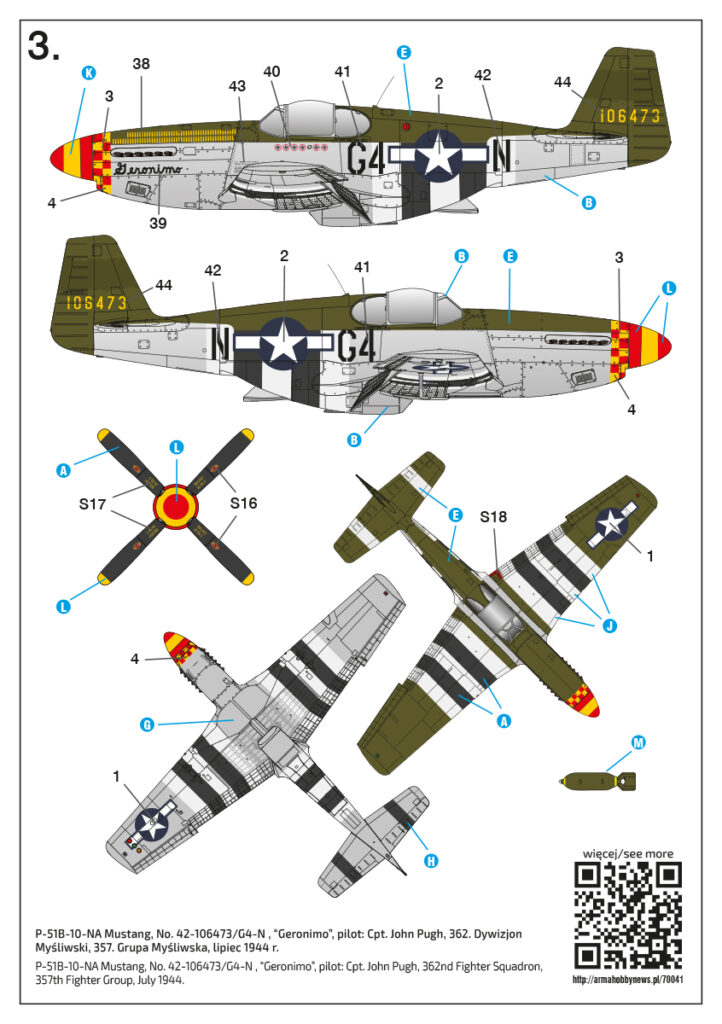 P-51B Mustang (70041) – Instrukcja Modelu | Arma Hobby - blog firmowy