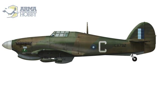 “Flip the Frog”, a Hurricane Mk.IIc from No. 34 Squadron