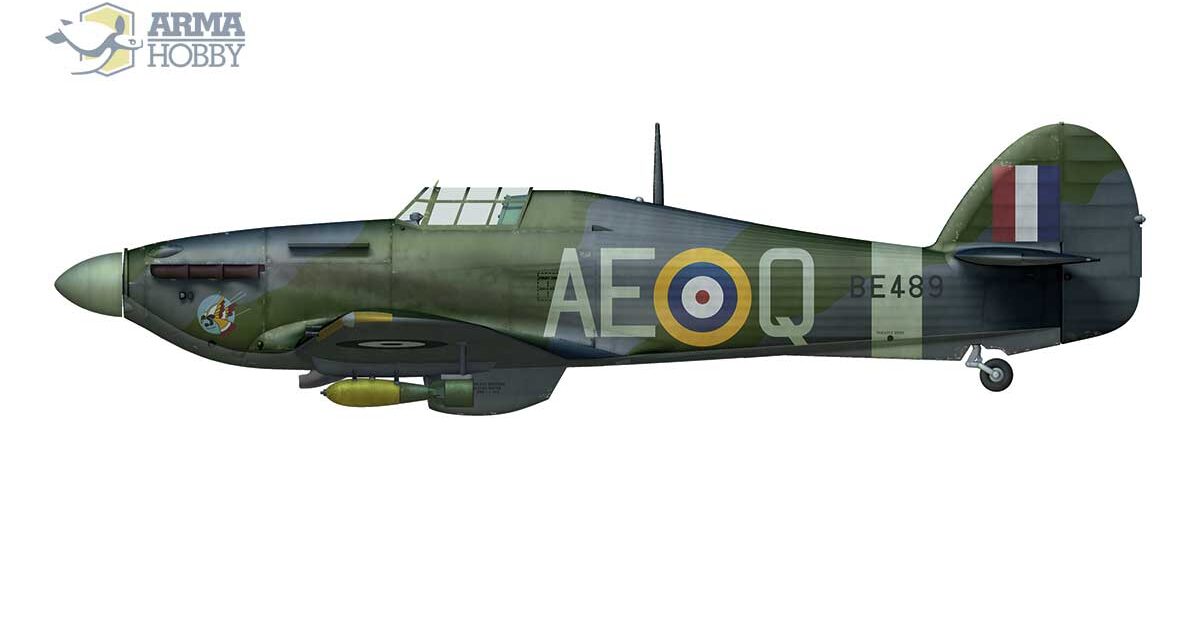 Hurribomber BE489 w 402 Dywizjonie RCAF