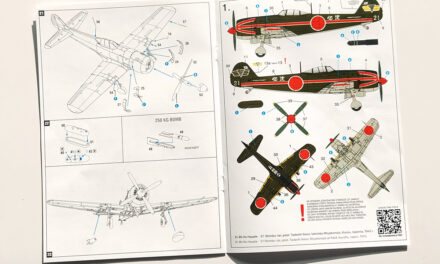 Assembly Instruction of the kit: Ki-84 Hayate Special Attack Units “Shimbu-Tai”