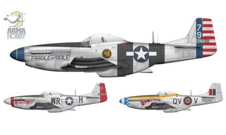 P-51K Mustang – three aircraft from the Arma Hobby 1/72 set