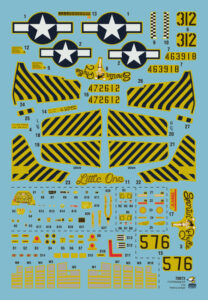 70073 P-51D Mustang VLR decals