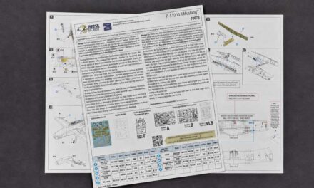 P-51D VLR Mustang 1/72 – instruction booklet now printed!