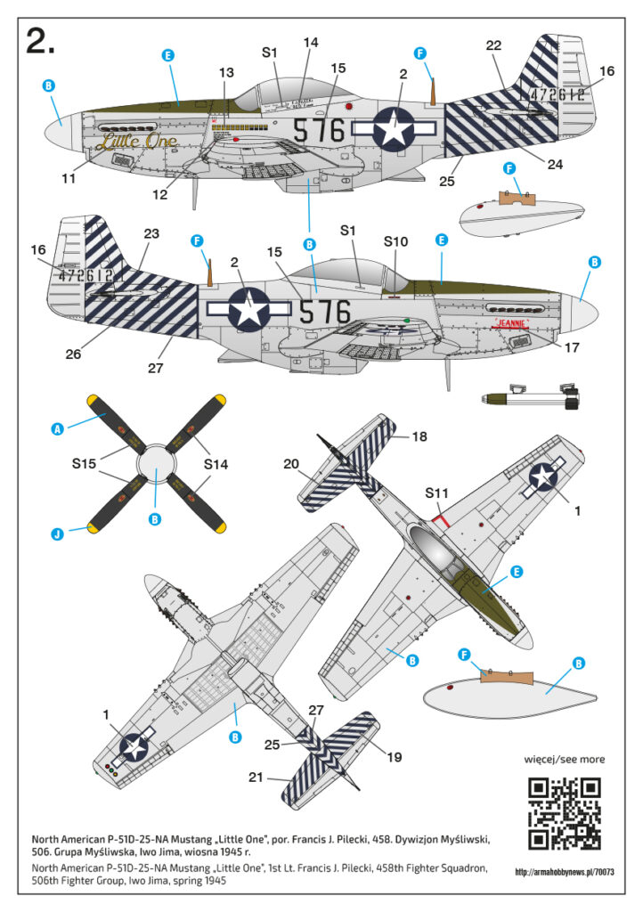 Malowanie Little One – P-51D VLR Mustang 70073
