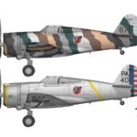 Curtissy z Cleveland 1939. Eksperymentalne kamuflaże 27th Pursuit Squadron