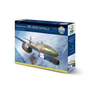 Pudełko modelu Arma Hobby 70084 Messerschmitt Me 262 A-1a WGr.21 Schwalbe