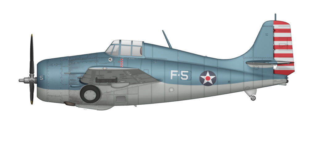 F4F-3 Wildcat F-5 VF-3 USS Lexington Lt. Albert O. Vorse Jr. Battle of the Coral Sea May 1942