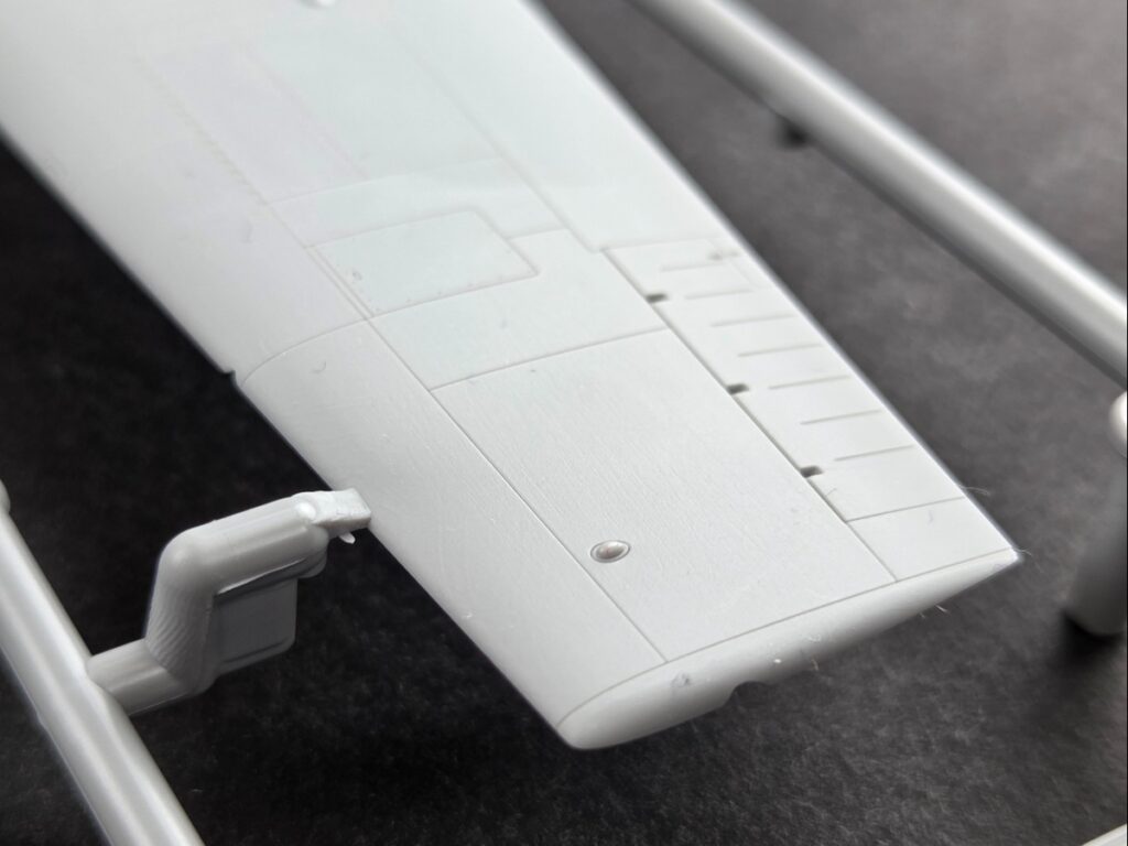 Landing gear details of the Arma Hobby F4F-3 Wildcat