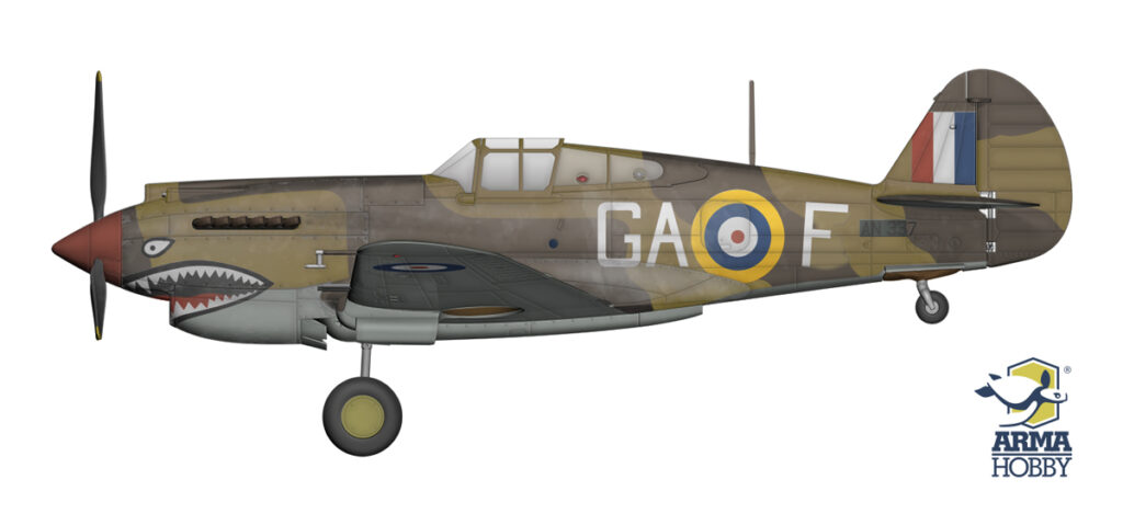 Curtiss Tomahawk Mk IIB AN337 GA-F Neville’a Duke’a, 112 Squadron RAF, Egipt 1941