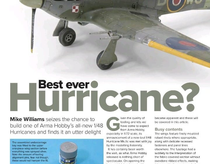Is Arma Hobby 1/48 Hurricane IIc any good? Kit reviews