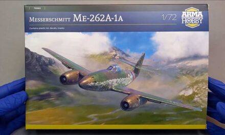 Pierwsza recenzja wideo Me 262 A-1a 1/72 (70083)