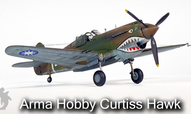 Curtiss Hawk 81-A2 1/72 — Full Build Video and Gallery by Brett Prusso