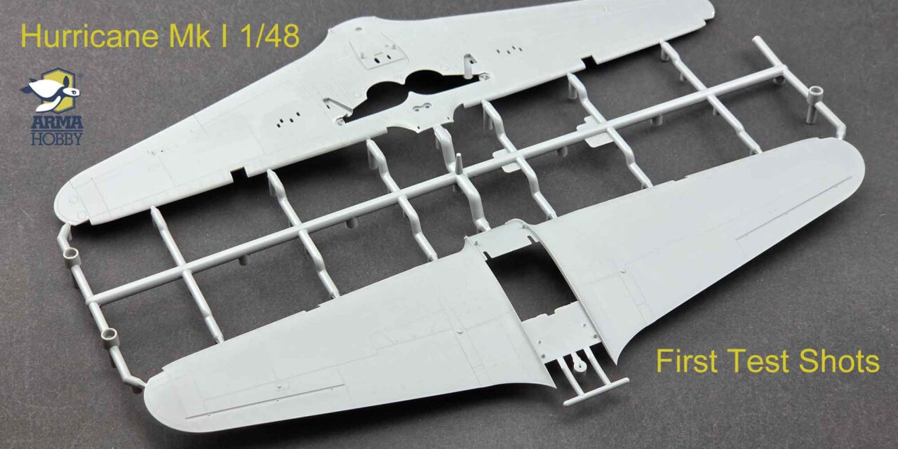 Hurricane Mk I “metal wing” 1/48 – first test shots!