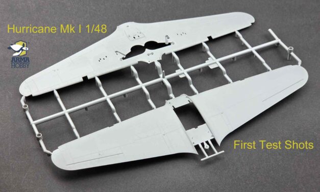 Hurricane Mk I „metal wing” 1/48 – pierwsze wtryski!