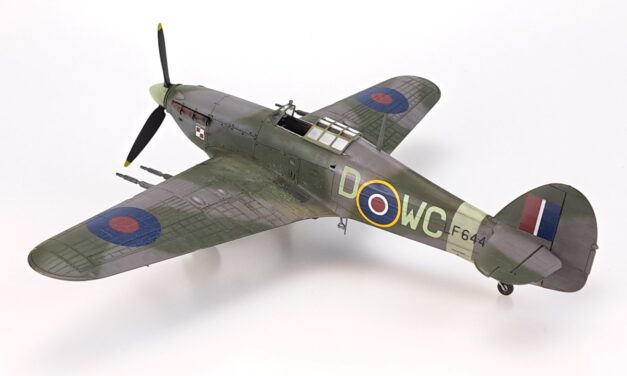 How was the first 1/48 Hurricane from Arma Hobby assembled?