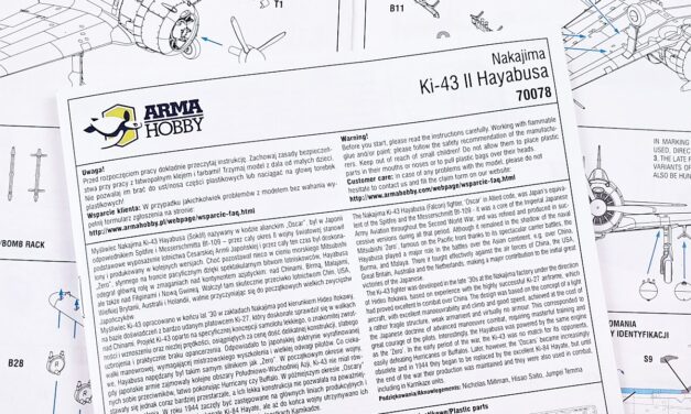 Ki-43 II Hayabusa – 1/72 kit instructions