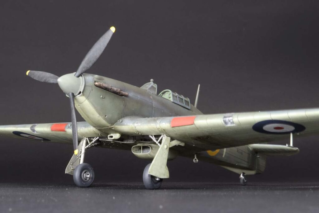 Hawker Hurricane Mk I 1/48 scale model side view