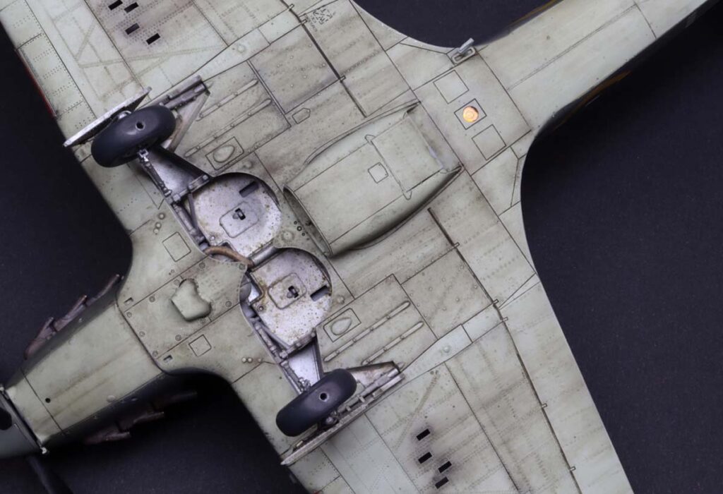 Jamie Haggo Hurricane Mk I 1/48 model with realistic weathering