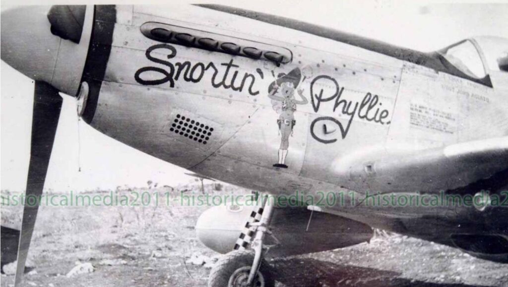 P-51D Snortin’ Phyllie of the 531st Fighter Squadron, 21st Fighter Group
