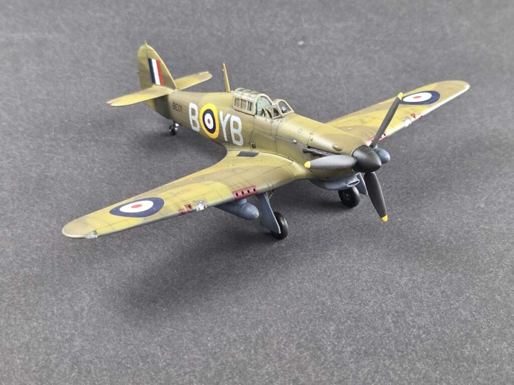 Hawker Hurricane Mk IIb BE171 YB-B z No. 17 Squadron RAF w malowaniu z kampanii birmańskiej 1942