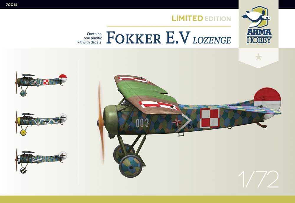 New Fokker E.V model kit – Limited Edition