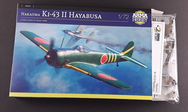 Ki-43 II Hayabusa 1/72 – inbox review