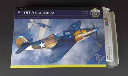 P-400 Airacobra – zawartość pudełka modelu 70057